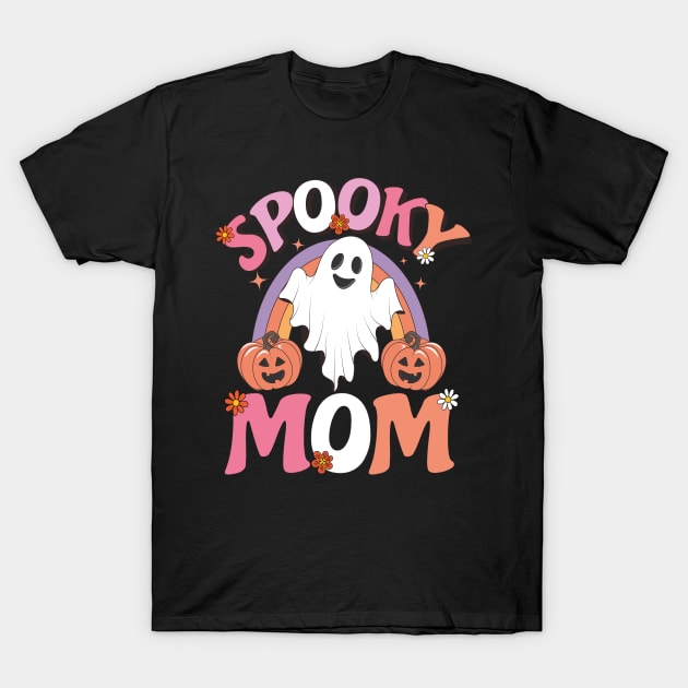 Spooky mom funny Halloween family matching mother gift T-Shirt by AbstractA